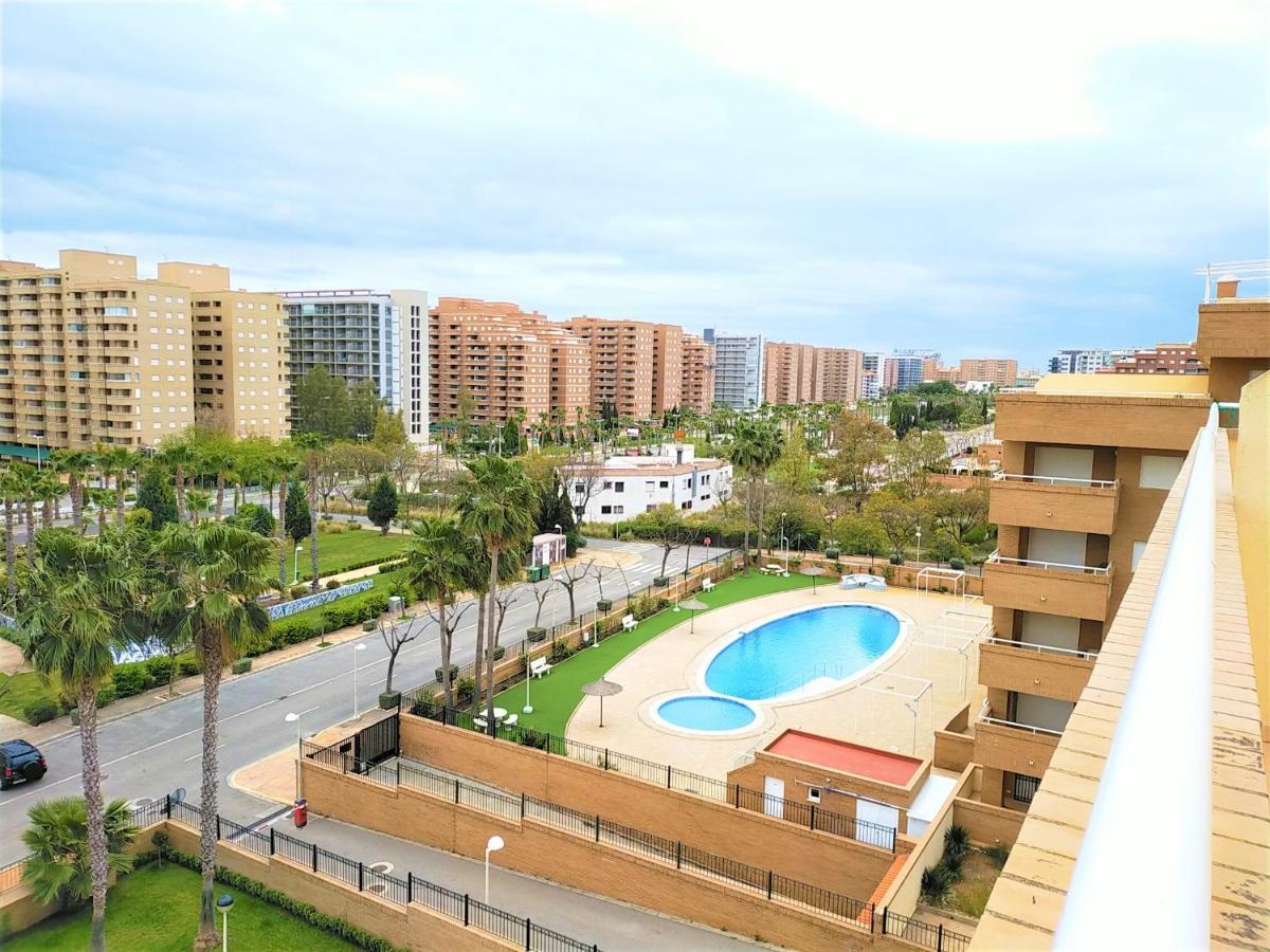 Apartamento ACV - Costa Caribe II-2ª linea, planta 5, frontal Oropesa del Mar Exterior foto